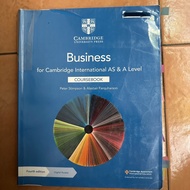 CAMBRIDGE UNIVERSITY PRESS Business for Cambridge International AS & Fourth Edition Coursebook Level
