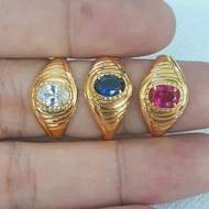 cincin batu kosongan emas 70% 700 70 %