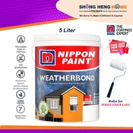 5L Nippon Paint Weatherbond (WB) - Exterior Walls Color Option - AnyColors PM Code