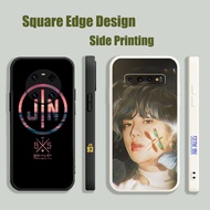 Casing For Samsung A52 A51 A21S A71 M10 M12 A52S A30S A50S BTS Kim Seok jin FKL04 Phone Case Square Edge