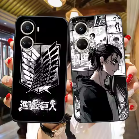 Anime A-Attack On T-Titan Eren Phone Case For HUAWEI NOVA 3I 7I 8I 9 P30 HONOR 400 20 90 X6B X7A X7B