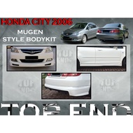 HONDA CITY 2006 MG BODYKIT (MG) BUMPER SKIRT LIP FOR CITY 2006 2007 FRONT SKIRT SIDE SKIRT REAR SKIR