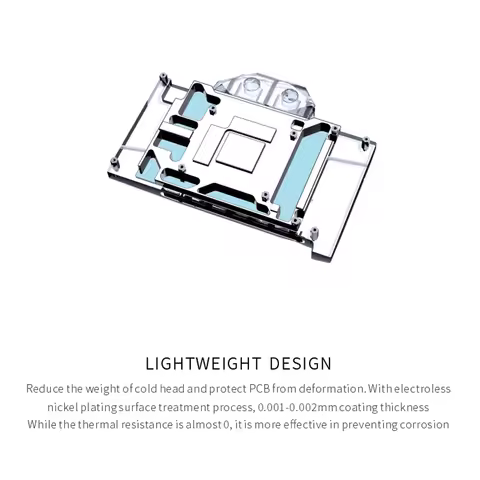 Bykski GPU Block For ZOTAC RTX 4060Ti 8GB X GAMING OC , Video Card Water Cooler With Backplate , N-S