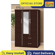 KLSB Almari Baju 3 Pintu Playwood/Kabinet Pakaian/Clothes Cabinet