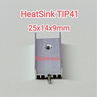 TIP41heatsink 25x14x9mm