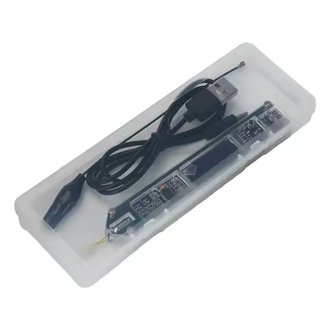 DC 5V Frequency Counter 200Hz–100MHz Frequency Tester Features 0.91-inch OLED Display High-Precision