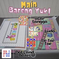 permainan ular tangga jumbo/mainan anak ular tangga/ular tangga anak bisa untuk 6 sampai 8 orang/mai