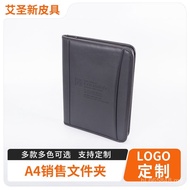 Zipper Bag Wholesale Multifunctional A4 Zipper Folder A4 Sales Office Business Manager Bag Manager F