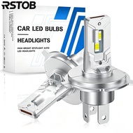 RSTOB H4 H7 LED Headlight Bulbs 180W 24000LM Super Bright 6000K White CSP Chips 2Pcs