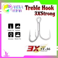 Various Sailor Treble Baits HOOK ST46 3x Strong Matte Tin (50pcs) 1, 1/0, 2/s0