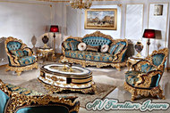 Set Sofa Ruang Tamu Mewah Clasik kursi sultan