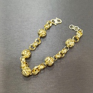22k / 916 Gold Ball and Ring Design Bracelet