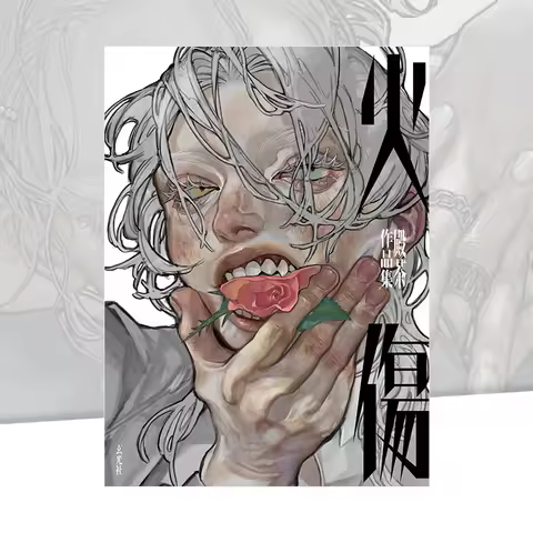 Hiyake Artbook by Dencha – Debut Collection from Japan’s Rising Illustrator | Genkosha Original Japa