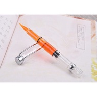 1pc Piston Brush Fountain Pen Type Brush Soft Pen Brush Color Calligraphy Brush Pen