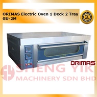 ORIMAS Electric Oven 1 Deck 2 Tray GU-2M
