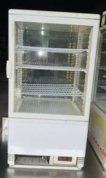 桌上型蛋糕櫃/小菜/水果/甜點展示冷藏冰箱（二手）健民餐飲設備