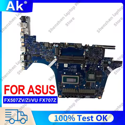 6050A3467101 Laptop Motherboard For ASUS FX507ZU FX507ZV FX507VU FX507VI FX507VV FX707VU Mainboard W