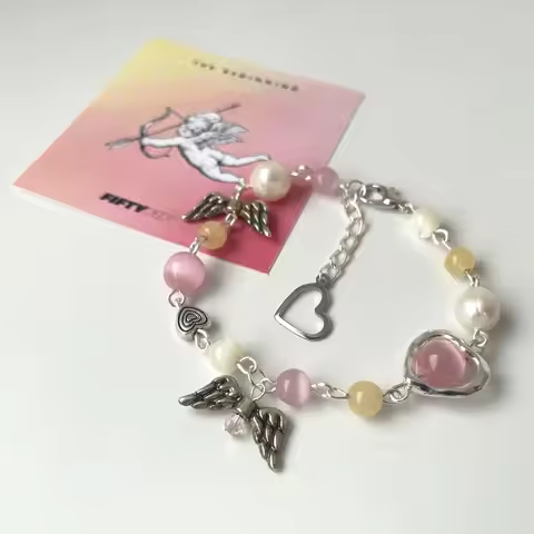 Handmade FIFTY FIFTY Cupid inspired beaded bracelet | KPOP jewelry | handmade beaded bracelet | Hunn
