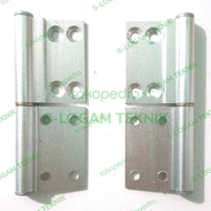 premium Engsel Pintu Aluminium Kamar Mandi Bendera Cabut 4 inch Kanan