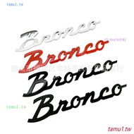 7JCN Suitable for Ford Bronco Stickers Ford Bronco Bronco Car Logo Fender Letter Logo Car Stickers T