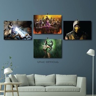 61-74 WOODEN POSTER GAME MORTAL COMBAT PLAYER 20X30 MMBMY/9BC2K / MORTAL COMBAT LOGO WALL DISPLAY / 
