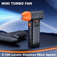 High-Speed Powerful Turbo Fan With Turbo Button - Portable Rechargeable Lithium Battery Mini Snow Bl
