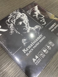 Renaissance Black Paper Pad A4 120gsm/150gsm