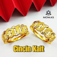 916 Gold Hook Ring 916 Gold Originate Ring Original 916 Pure Gold Budget Ring 916 Gold Viral Ring 77
