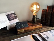 曙MUSE 木頭桌燈 LED 原木 小物 擺飾 燈具 燈泡 燈飾 USB 鎢絲