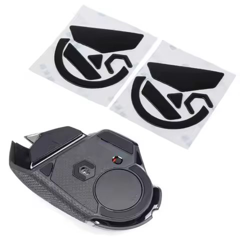 2 Sets 0.6mm Black Mouse Feet Mouse Skates Mouse Stickers Pad for Logitech G502 HERO LIGHTSPEED Mous