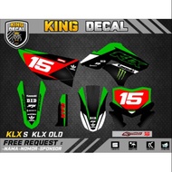 Decal KLX OLD DECAL KLX S DECAL STICKER KLX 13