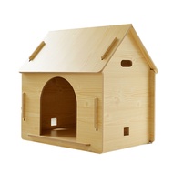 SOLID WOODEN PET HOUSE CAT AND DOG LARGE DOG HOUSE RUMAH KUCING