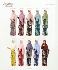 Kurung Agung Batik Ironless Korean Moss Crepe Tak Payah Gosok Saiz XS &amp; S (JELITA WARDROBE]