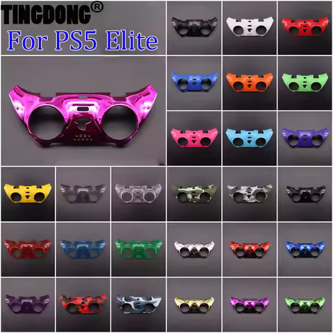 1Pcs Decorative Strip Faceplate For PS5 DualSense Edge Controller DIY Housing Shell Case Cover Gamep
