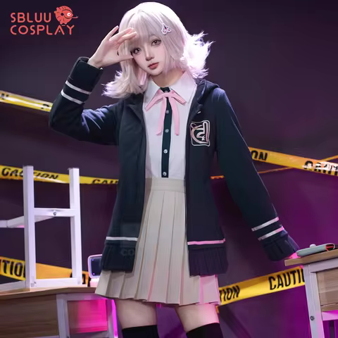 SBluuCosplay ChiaKi Nanami Cosplay Costume R Quality Embroidery Daily Wear