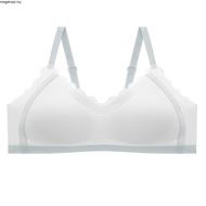 Uniqlo Airism Bra Women No Steel Ring Comfortable Sleep Bra Lace Sweet Style Underwear Seamless Bras