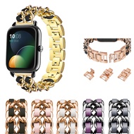 Stainless Steel Leather Loop Strap For Haylou LS02 RS4 Plus Haylou watch2 pro Haylou Solar LS05 Hayl