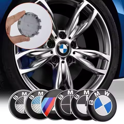 56/68mm Auto Hub Caps for BMW 1 3 5 7 Series M M3 M5 M6 F01 F20 F10 X5 E36 Car Wheel Center Cover Hu