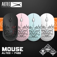 เมาส์ไร้สาย ALTEC Lansing Wireless Mouse ALBM7422 ชาร์จได้ ไม่ง้อถ่าน Black