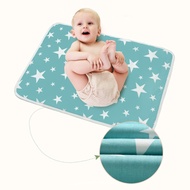 （High discounts）royalking.sg Baby Changing Pad Foldable Waterproof Stroller Diaper Reusable Mattress 35x45cm