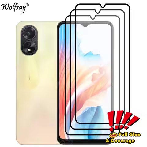 Full Cover Whole Glue Screen Protector For Oppo A38 A 38 Tempered Glass For Oppo A38 A58 A98 5G A78