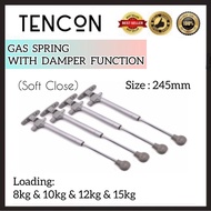 Gas Spring With Damper Function Soft Closing (8kg/10kg /12kg/15kg)245mm