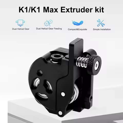 K1 Series Upgrade Hummingbird Extruder K1 Max Extruder Direct Drive Extruder Dual Gear Feeding Extru