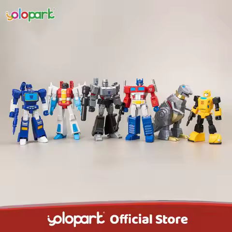 YOLOPARK Transformers Action Figures Toys 12cm/4.72 G1 Action Figures Optimus Prime Megatron Bumbleb