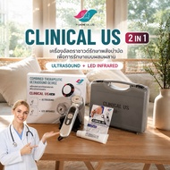 CLINICAL US 2in1 *New 1MHz LED Infrared Physical Therapy Ultrasound Machine Pain Relief Muscle Recov