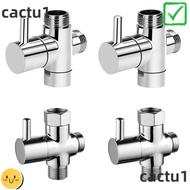 CACTU Diverter Valve ABS Fixed Spray Head Diverter Adjustable G 1/2 Shower Diverter Valve 3 Way Wate