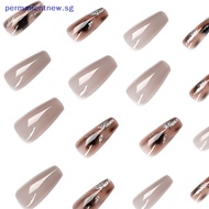 [pesg] Wear Nail Art Amber Gold Foil Smudged Nail Art Wholesale Wear Nail Art Special Nail Wear Nail Art [sg]