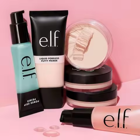 ELF Makeup Primer Primer Gel-based Liquid Poreless Putty States Pre Makeup Cream Base Makeup and Por
