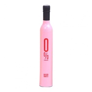 ROSALINDDG Diameter 98cm Beer Bottle Umbrella Sun Rain Dual Purpose 8 Rib Folding Umbrellas Sunshade