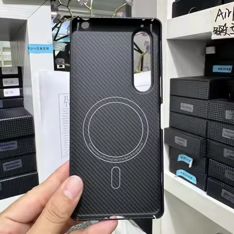 MagSafe Case for Sony Xperia 1 vi Carbon Fiber Case Magnetic Aramid Fiber Shockpfoof Protective Cove
